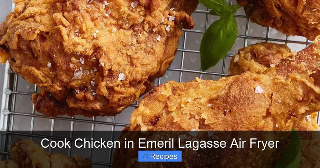 Cook Chicken in Emeril Lagasse Air Fryer