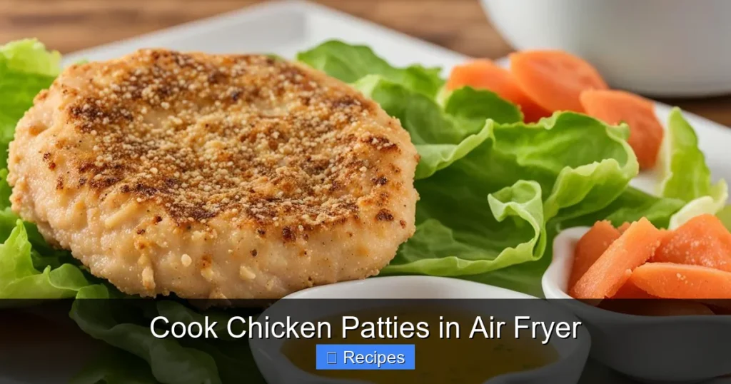 Cook Chicken Patties in Air Fryer