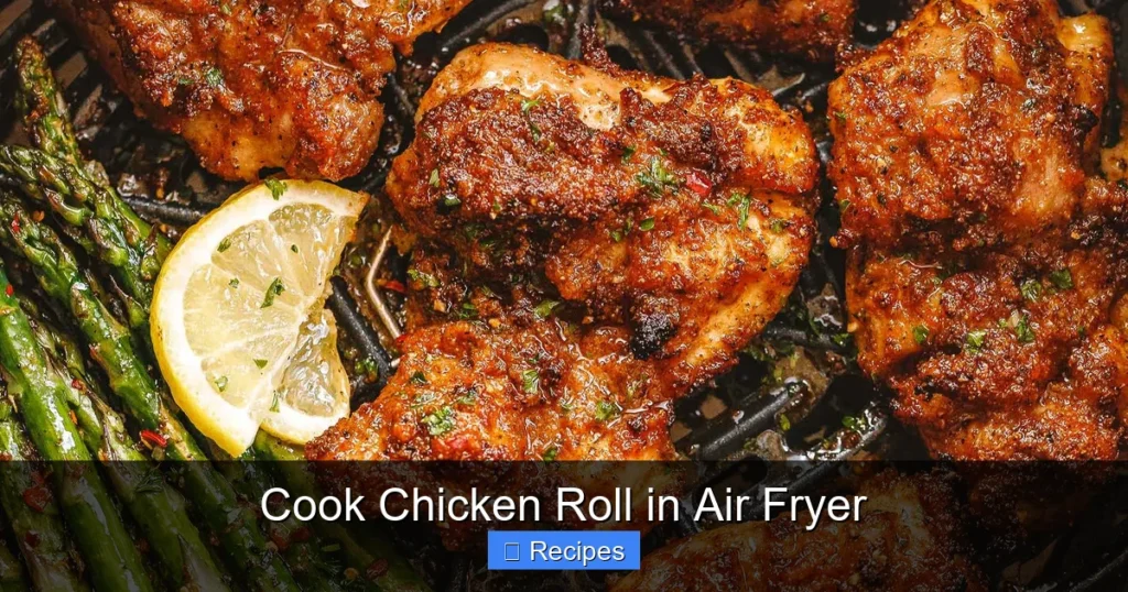 Cook Chicken Roll in Air Fryer