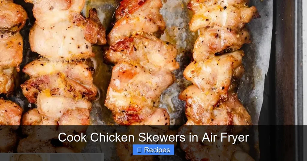 Cook Chicken Skewers in Air Fryer