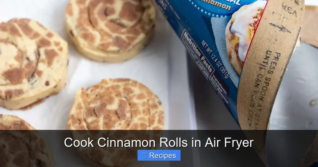 Cook Cinnamon Rolls in Air Fryer
