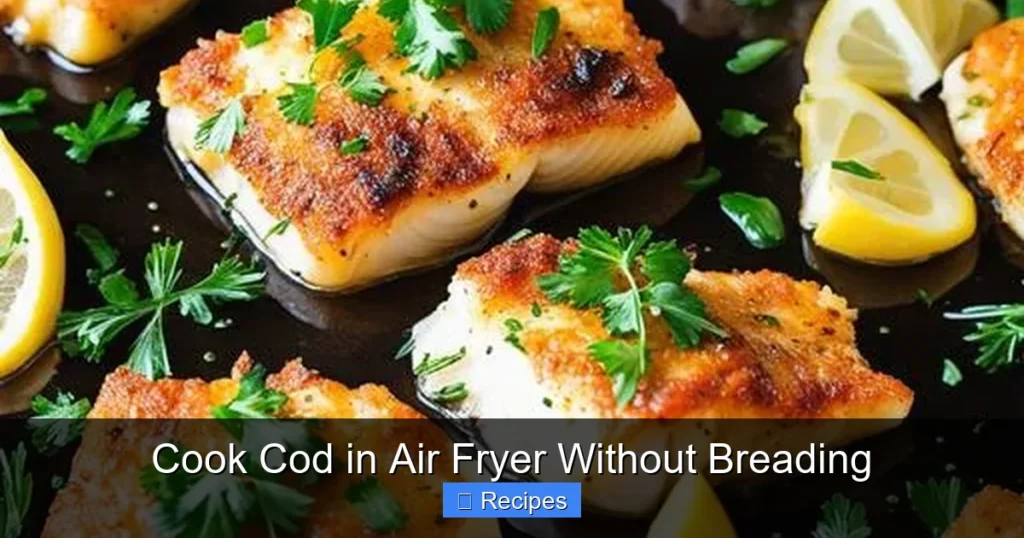 Cook Cod in Air Fryer Without Breading