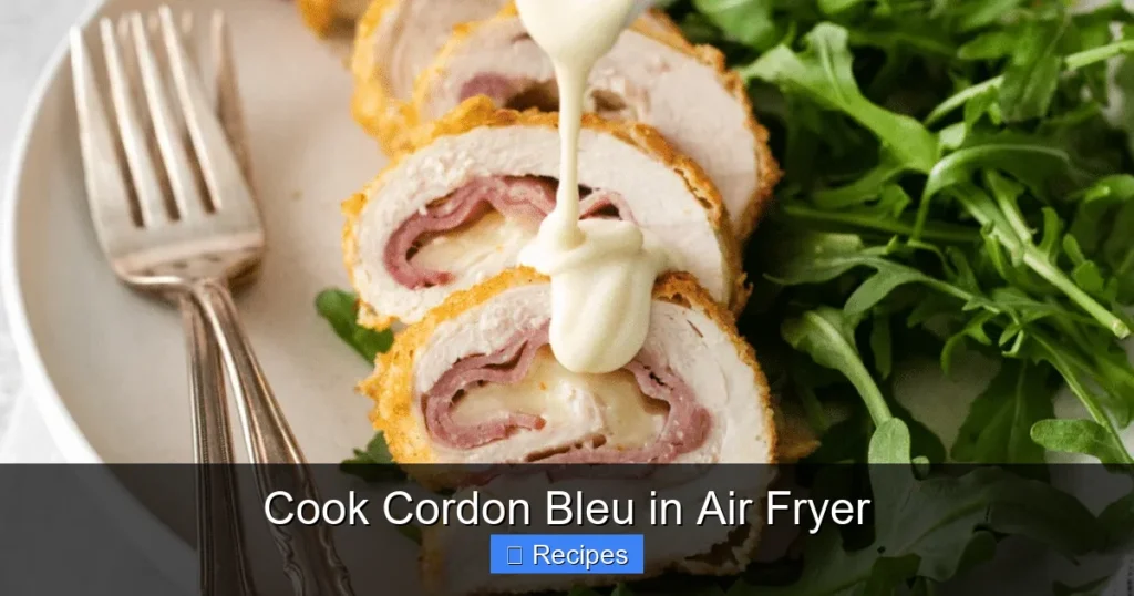 Cook Cordon Bleu in Air Fryer