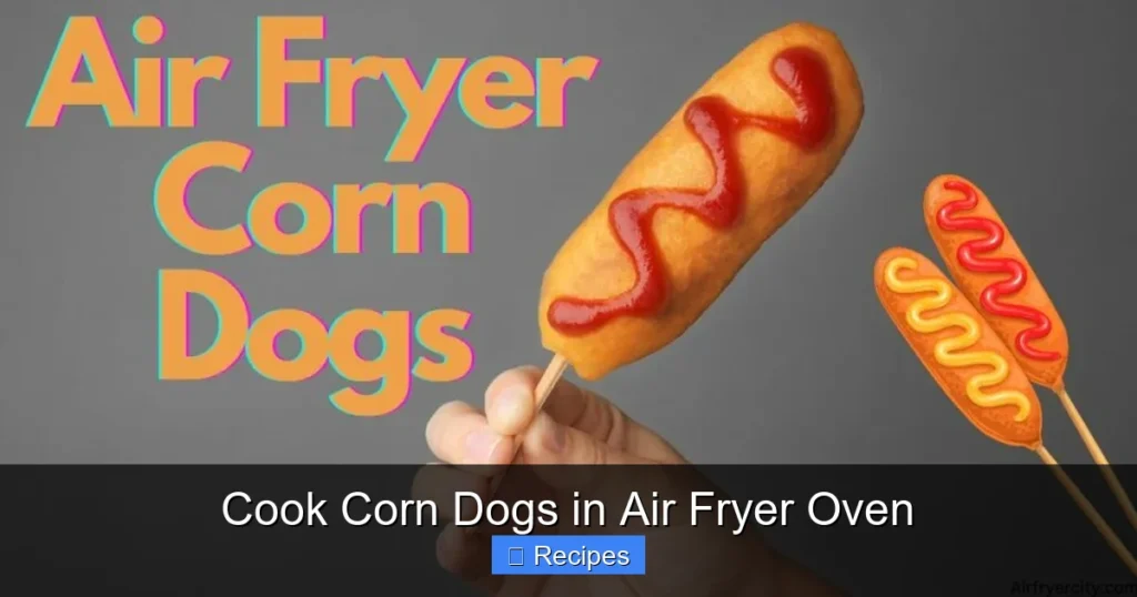 Cook Corn Dogs in Air Fryer Oven