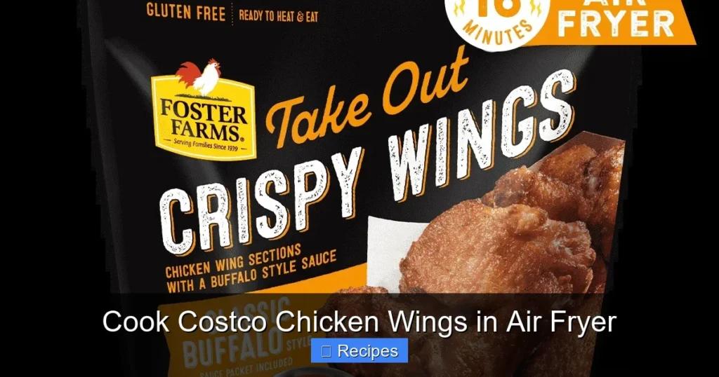 Cook Costco Chicken Wings in Air Fryer