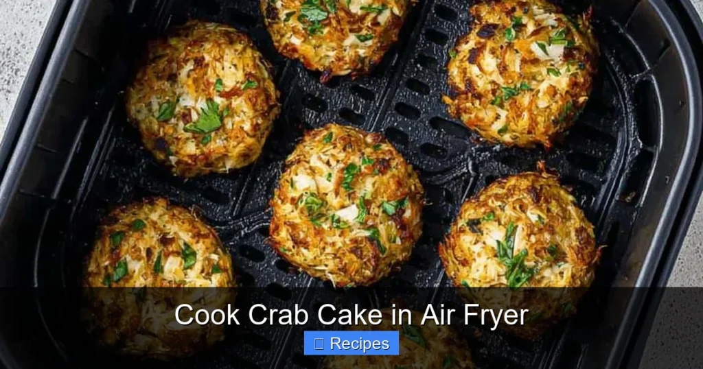 Cook Crab Cake in Air Fryer