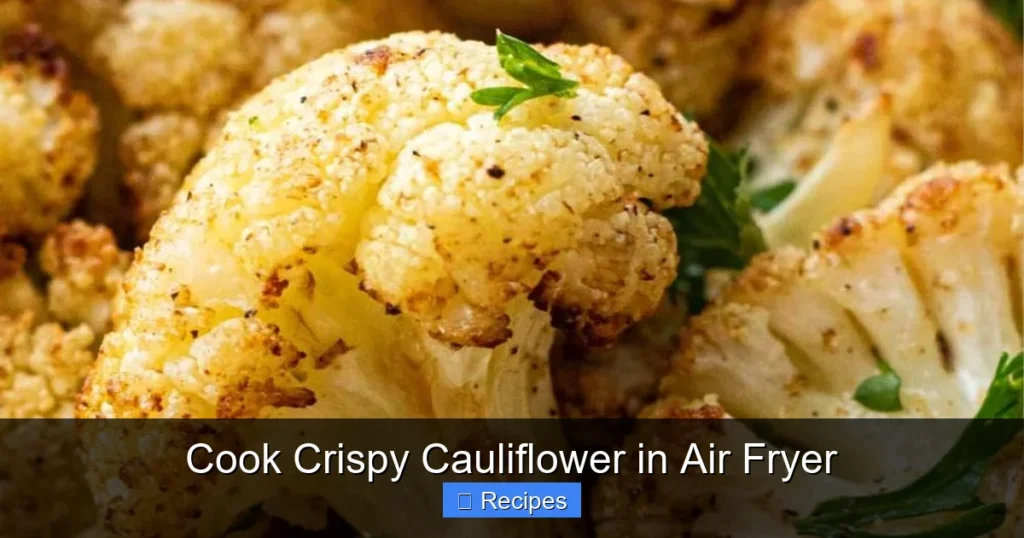 Cook Crispy Cauliflower in Air Fryer Cook Crispy Cauliflower in Air Fryer