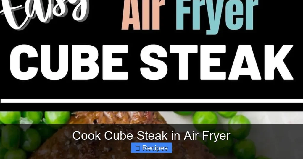 Cook Cube Steak in Air Fryer