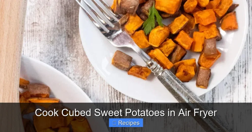 Cook Cubed Sweet Potatoes in Air Fryer