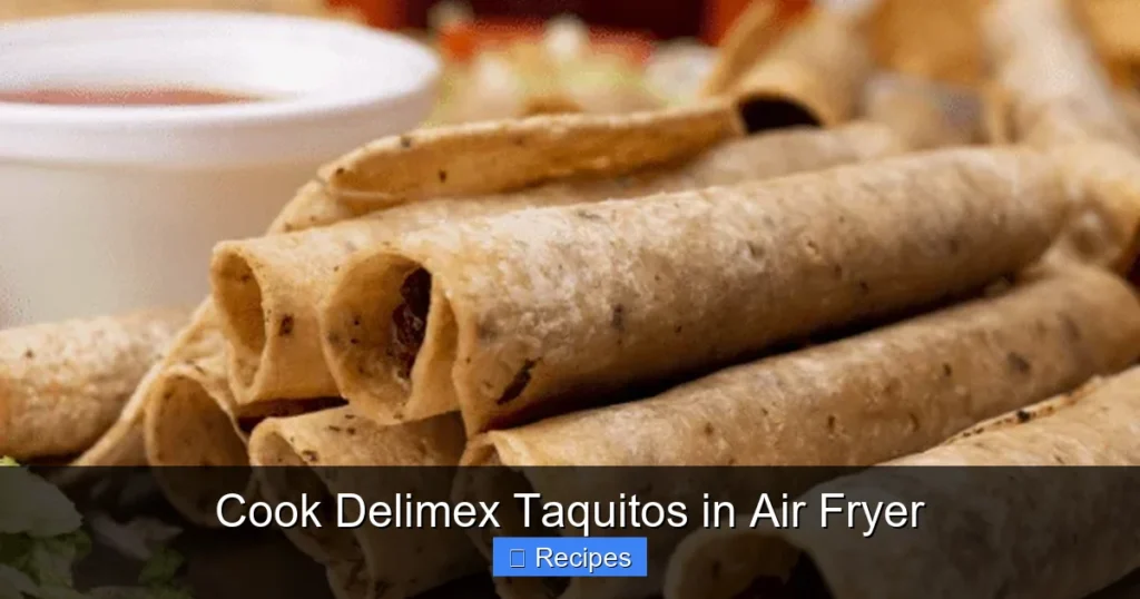 Cook Delimex Taquitos in Air Fryer