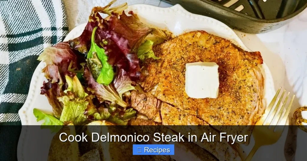 Cook Delmonico Steak in Air Fryer