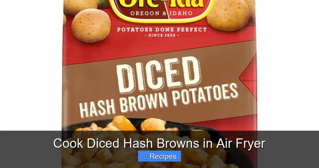 Cook Diced Hash Browns in Air Fryer