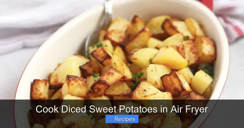 Cook Diced Sweet Potatoes in Air Fryer