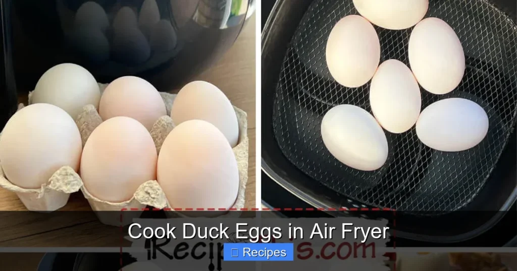 Cook Duck Eggs in Air Fryer
