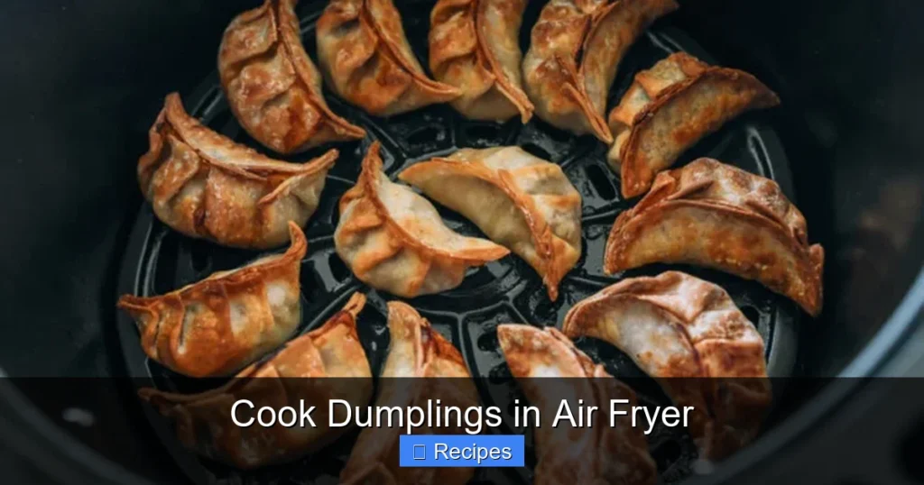 Cook Dumplings in Air Fryer