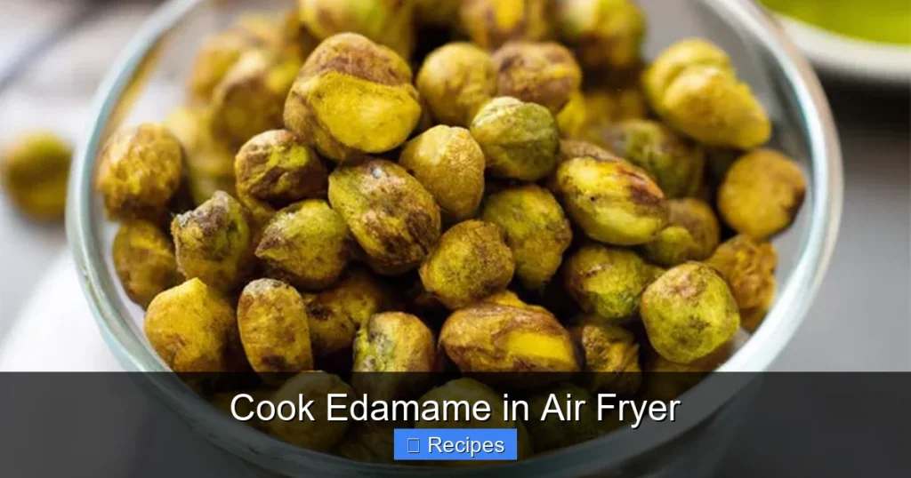 Cook Edamame in Air Fryer