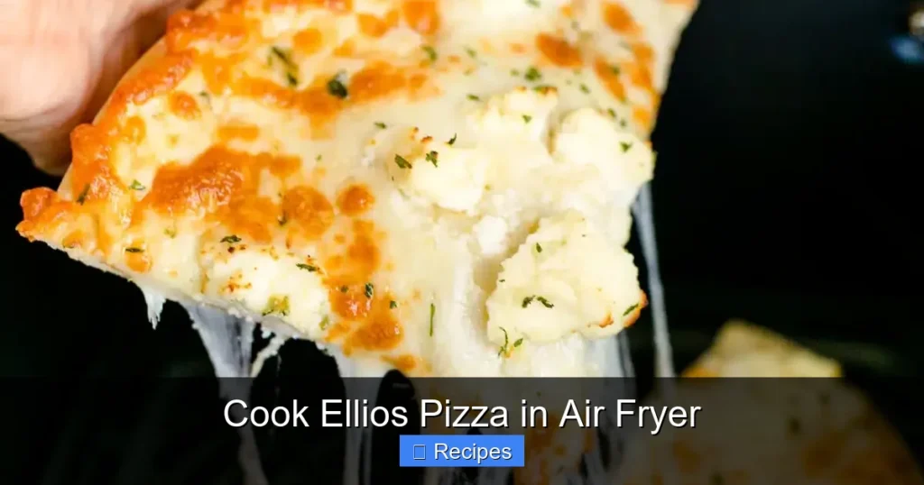 Cook Ellios Pizza in Air Fryer