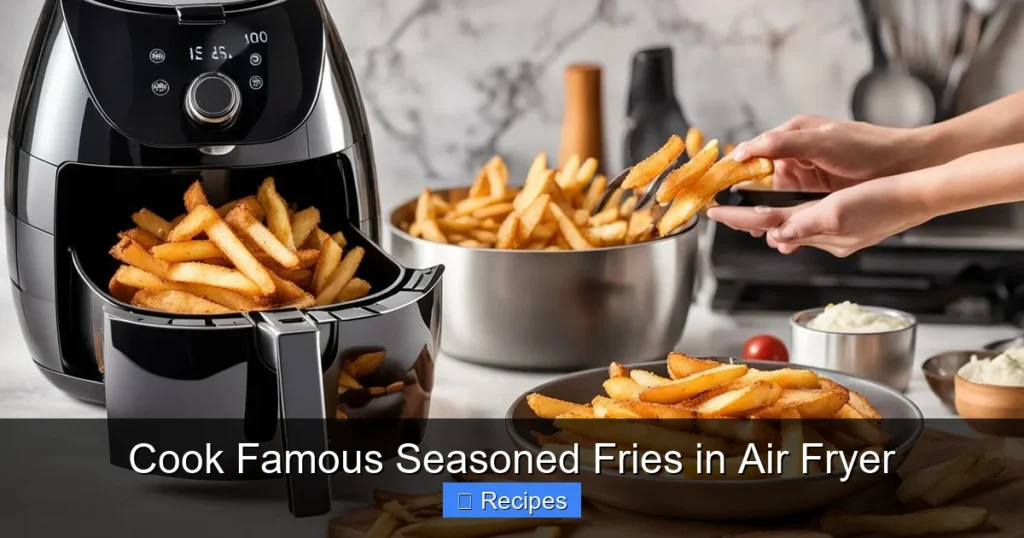 Cook Famous Seasoned Fries in Air Fryer