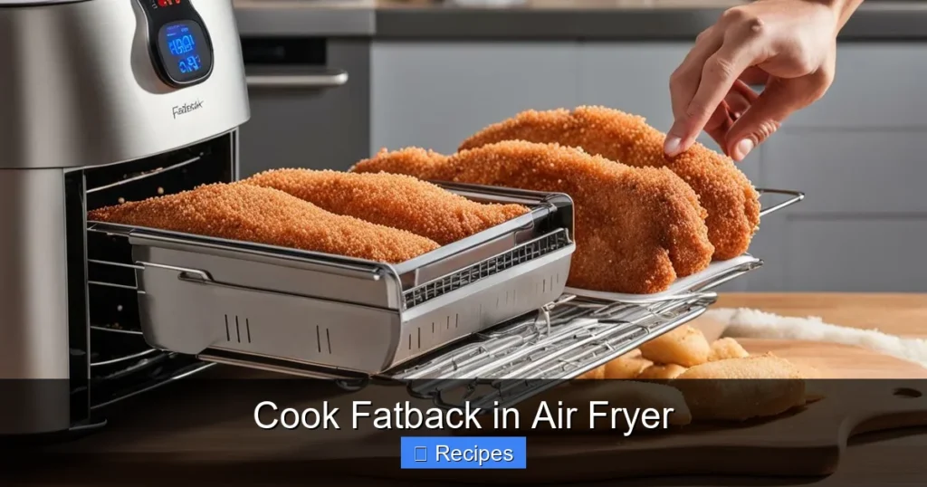 Cook Fatback in Air Fryer Cook Fatback in Air Fryer