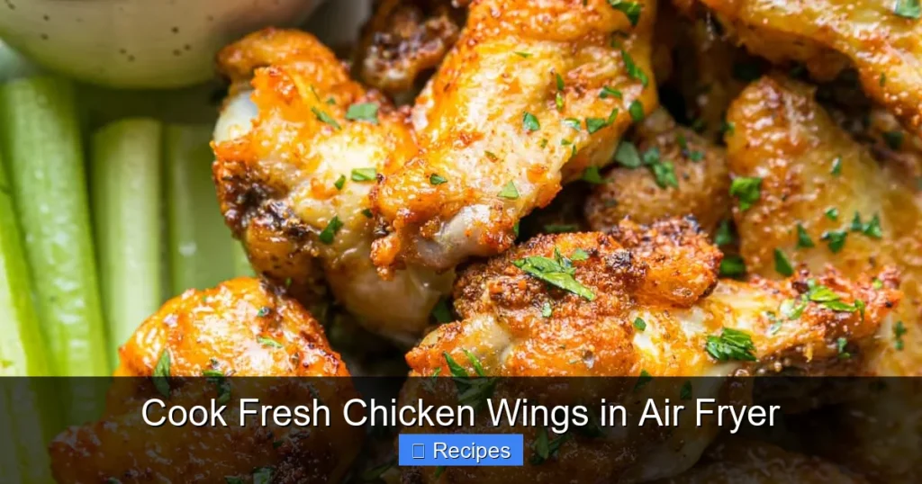 Cook Fresh Chicken Wings in Air Fryer
