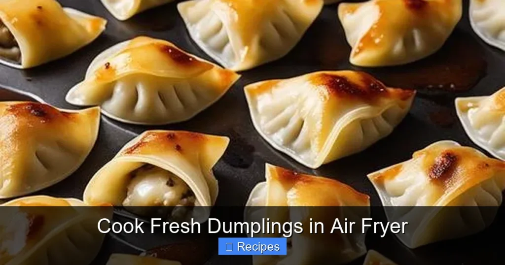 Cook Fresh Dumplings in Air Fryer