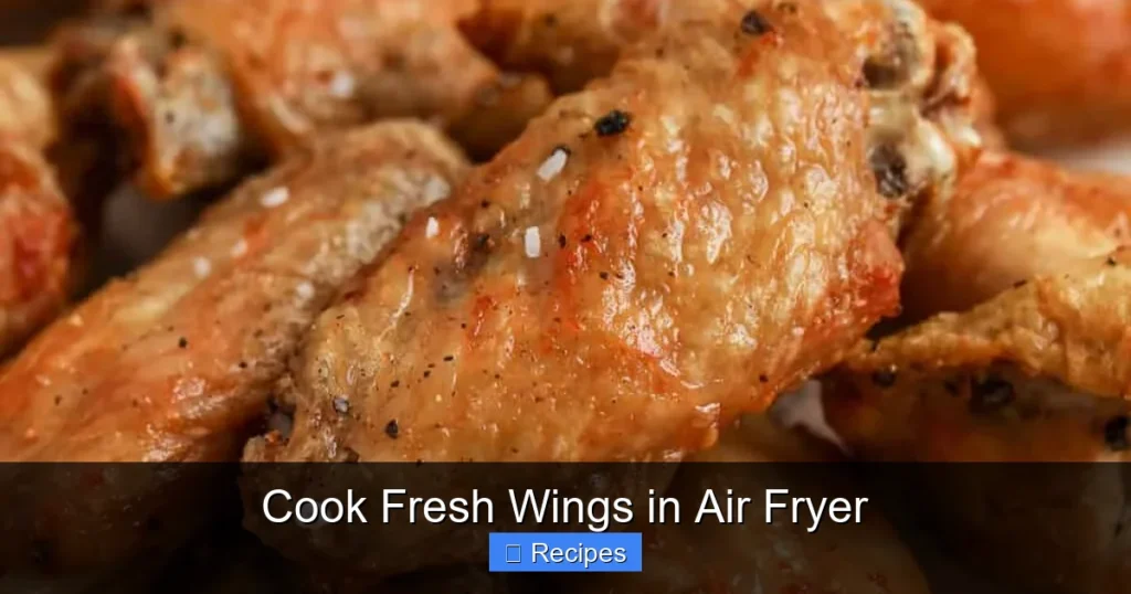 Cook Fresh Wings in Air Fryer