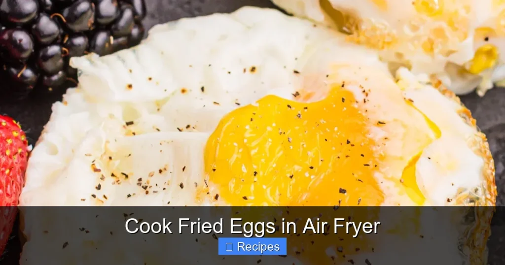 Cook Fried Eggs in Air Fryer