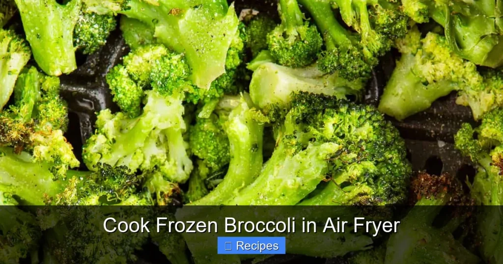 Cook Frozen Broccoli in Air Fryer