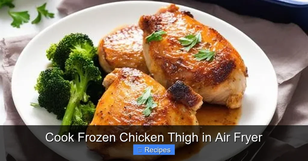 Cook Frozen Chicken Thigh in Air Fryer