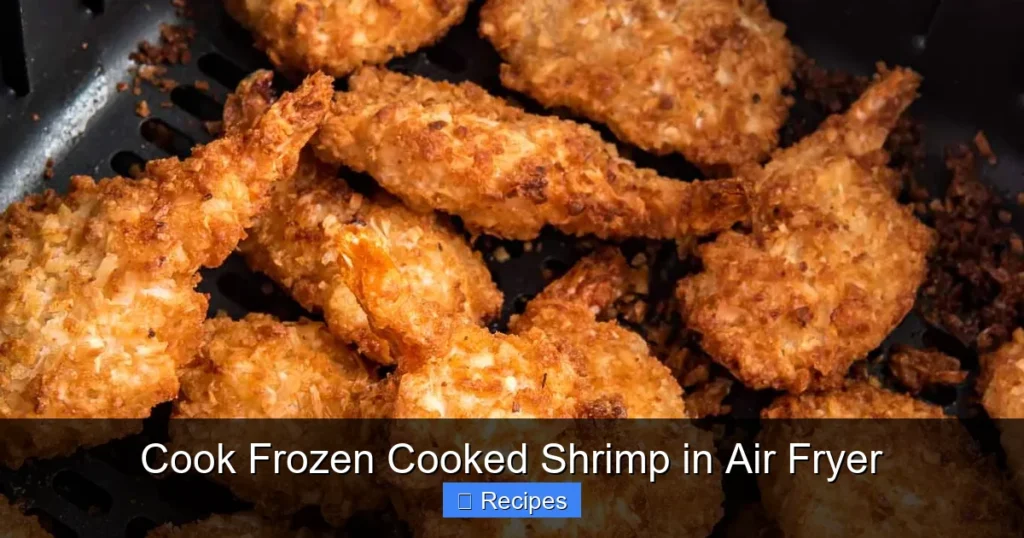 Cook Frozen Cooked Shrimp in Air Fryer
