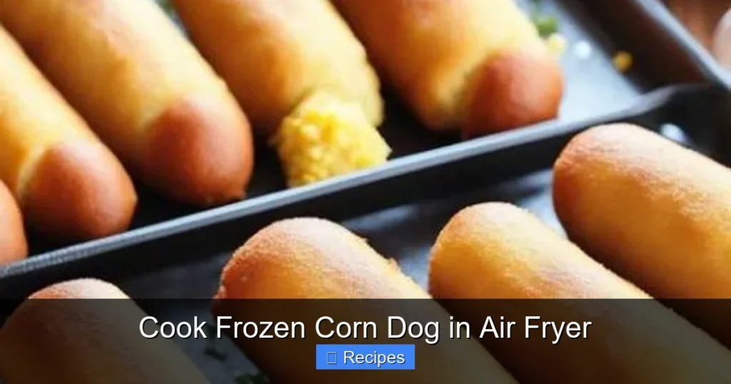 Cook Frozen Corn Dog in Air Fryer