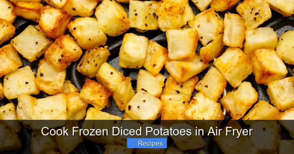 Cook Frozen Diced Potatoes in Air Fryer