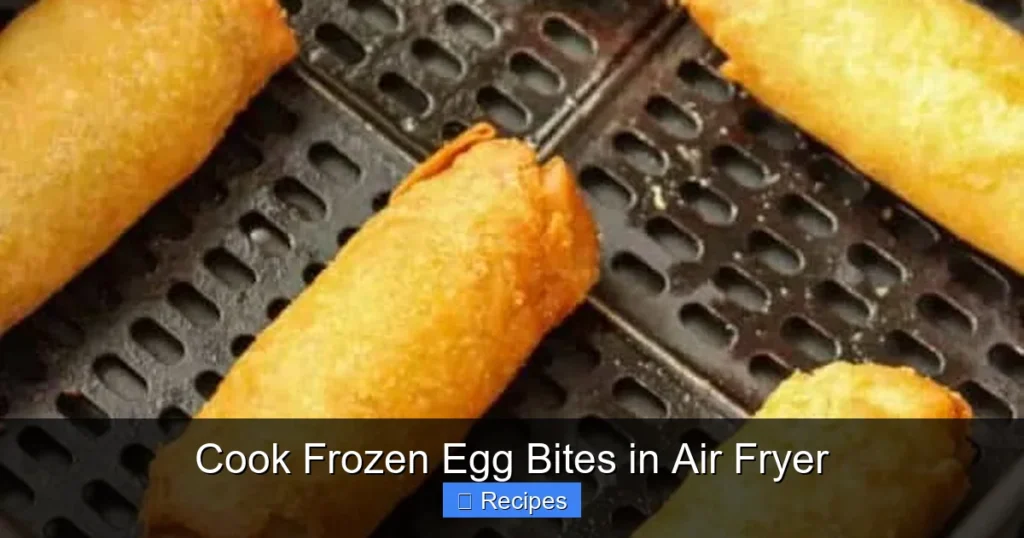 Cook Frozen Egg Bites in Air Fryer