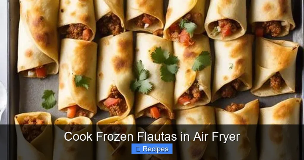 Cook Frozen Flautas in Air Fryer