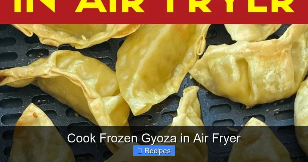 Cook Frozen Gyoza in Air Fryer