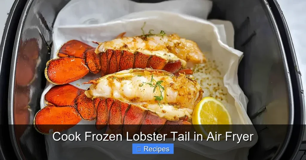 Cook Frozen Lobster Tail in Air Fryer