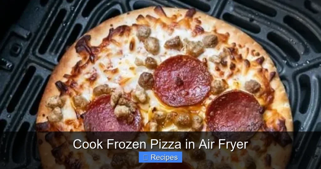 Cook Frozen Pizza in Air Fryer