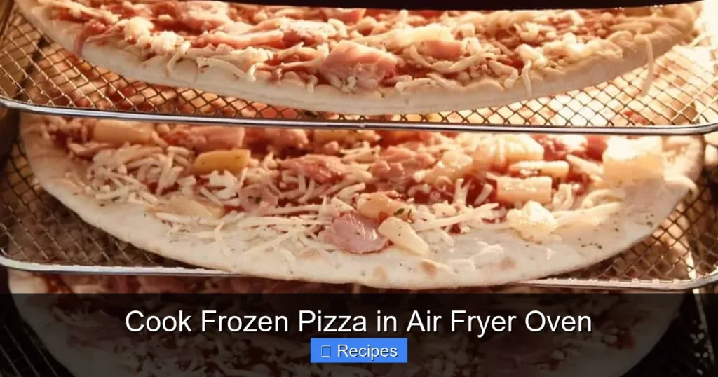 Cook Frozen Pizza in Air Fryer Oven