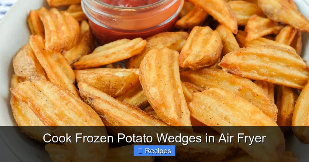 Cook Frozen Potato Wedges in Air Fryer