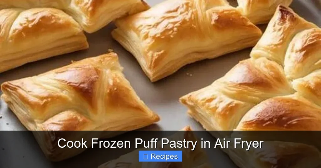 Cook Frozen Puff Pastry in Air Fryer