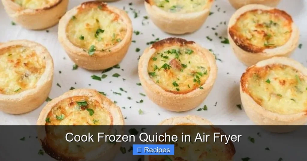 Cook Frozen Quiche in Air Fryer