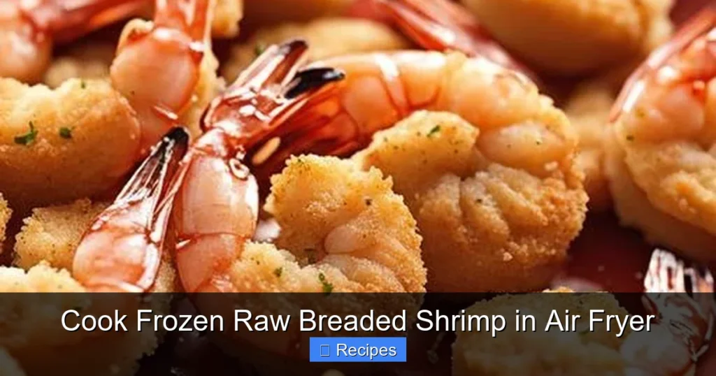 Cook Frozen Raw Breaded Shrimp in Air Fryer