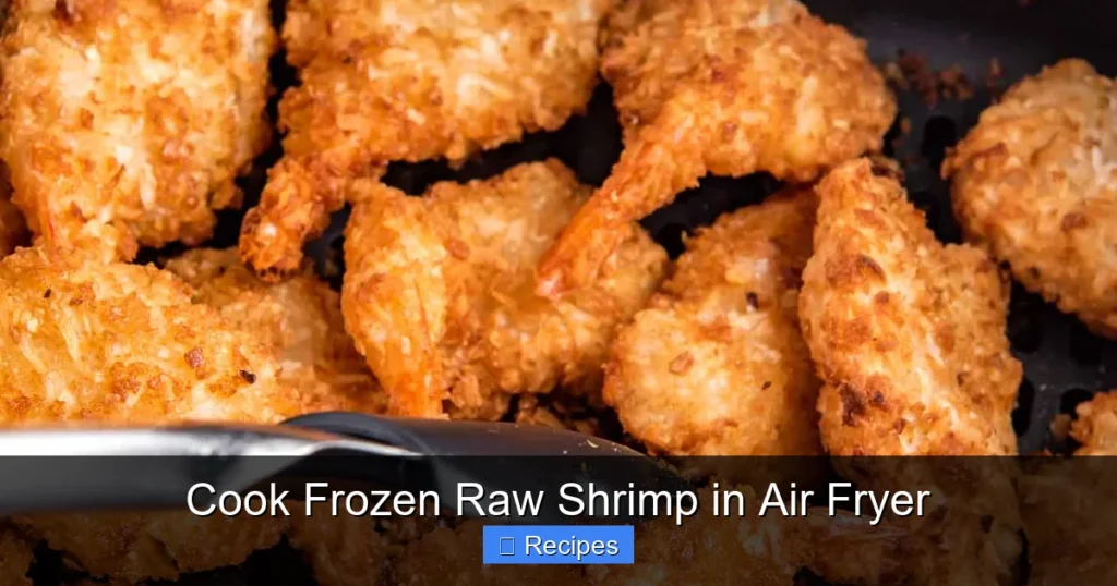 Cook Frozen Raw Shrimp in Air Fryer