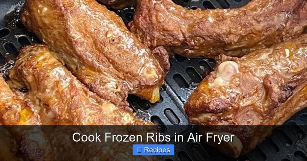 Cook Frozen Ribs in Air Fryer