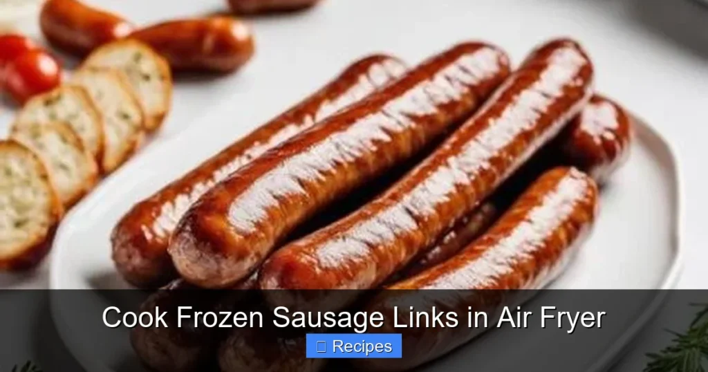 Cook Frozen Sausage Links in Air Fryer