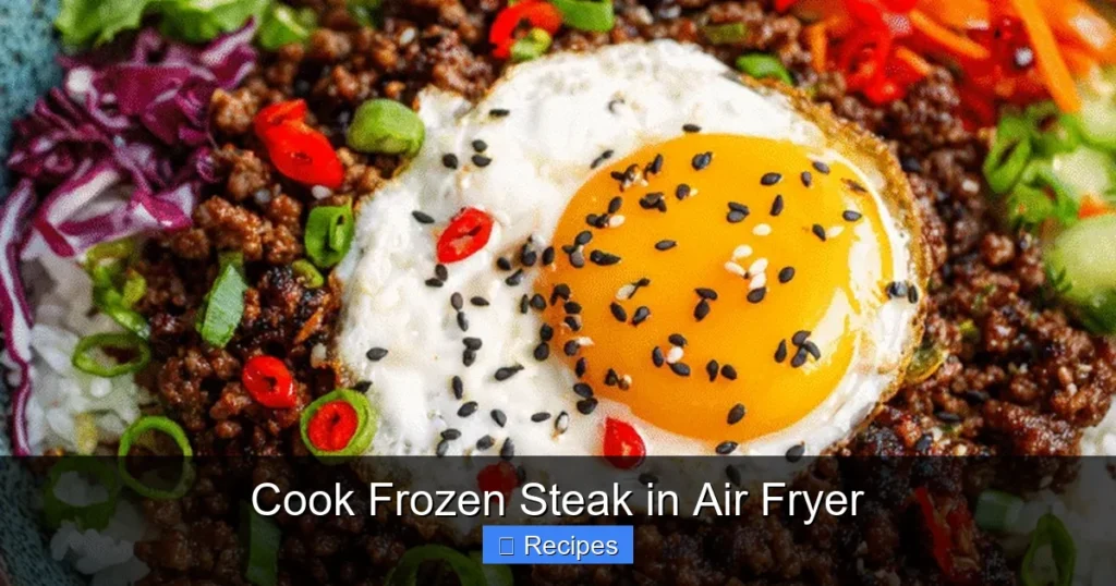 Cook Frozen Steak in Air Fryer