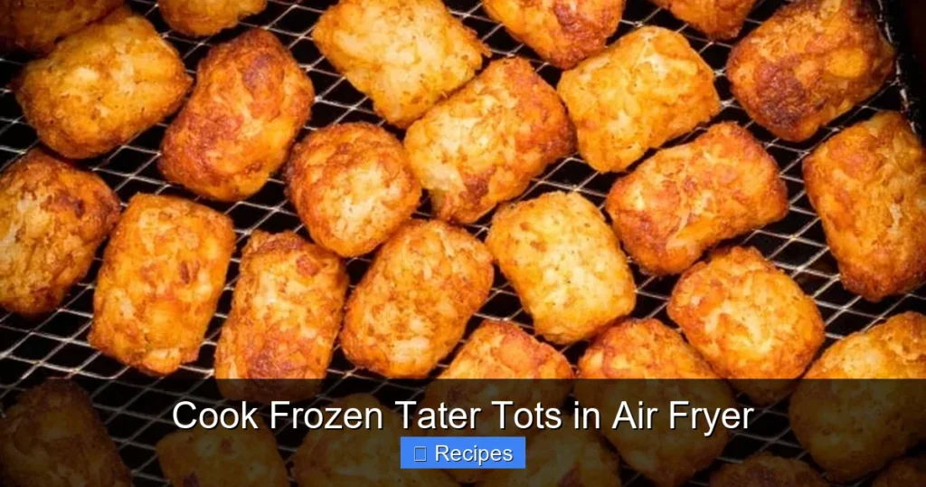 Cook Frozen Tater Tots in Air Fryer
