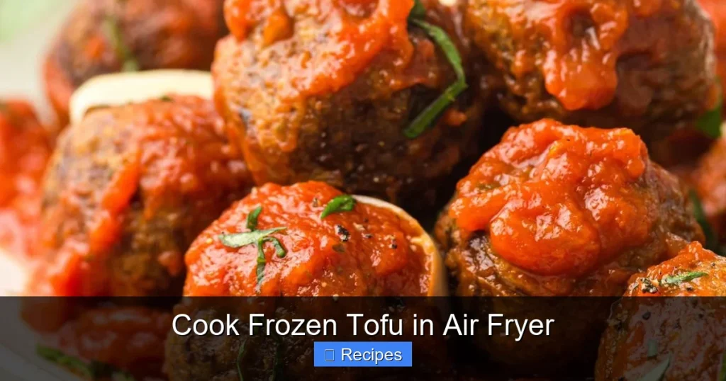Cook Frozen Tofu in Air Fryer