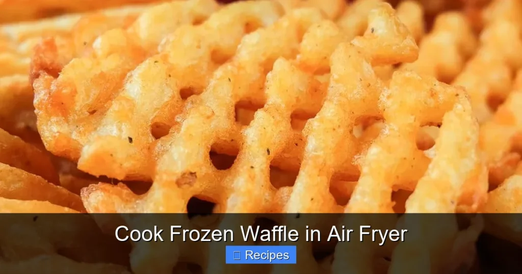Cook Frozen Waffle in Air Fryer