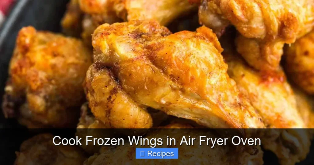 Cook Frozen Wings in Air Fryer Oven